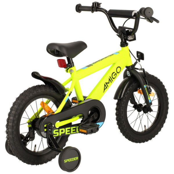 amigo speeder 14 inch 24 cm jongens terugtraprem geel zwart 5 1021805 20230815114813