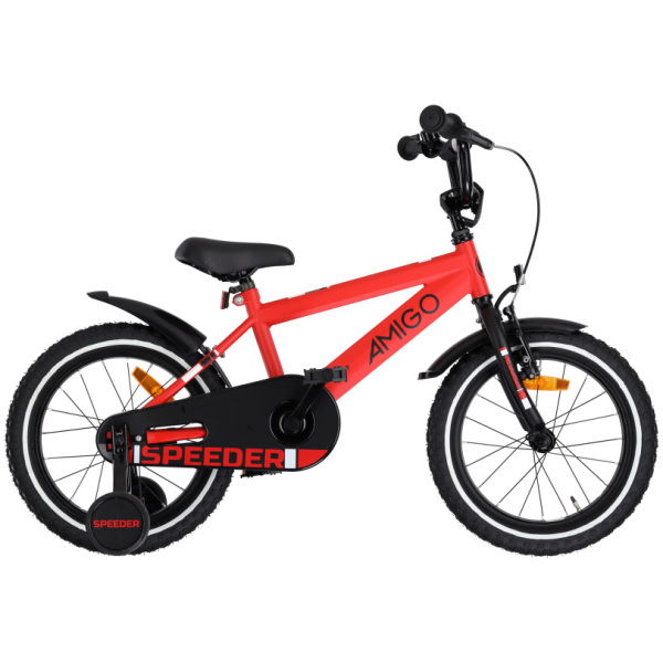 amigo speeder 16 inch 27 cm jongens terugtraprem rood zwart 1021806 20230815123108 1