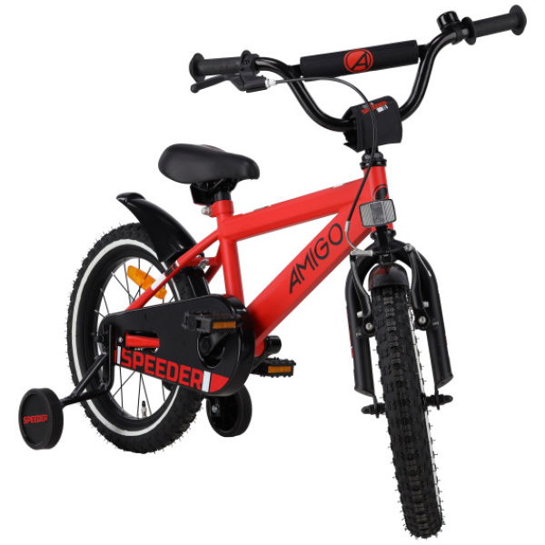 amigo speeder 16 inch 27 cm jongens terugtraprem rood zwart 3 1021806 20230815123116 1