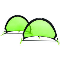 Sportx Opvouwbare Voetbaldoelen 90X60X60 Cm 2 Stuks Zwart/Groen