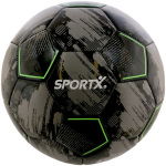 Sportx Voetbal 22 Cm 330-350 G Zwart/Grijs/Neon Groen