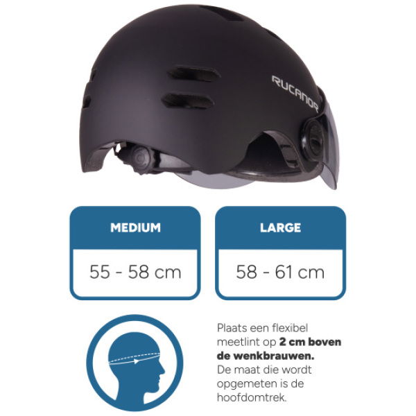 rucanor urban sprint fietshelm verstelbaar zwart 3 1033677 20241018160020
