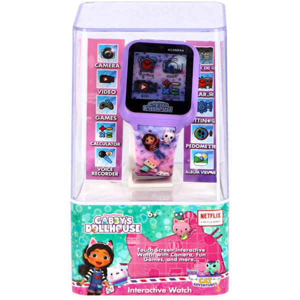 Gabby's Dollhouse Gabby'S Dollhouse Interactief Horloge Paars - Afbeelding 1