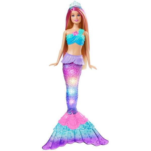 Barbie Dreamtopia Twinkle Lights Zeemeermin Pop + Licht - Afbeelding 2