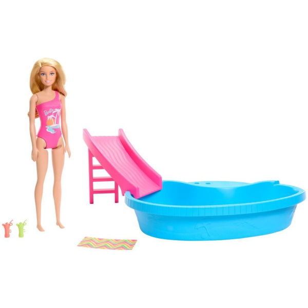 Barbie Zwembad Met Pop - Afbeelding 3