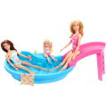Barbie Zwembad Met Pop - Afbeelding 4