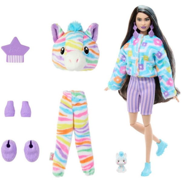 Barbie Cutie Reveal Color Dream Zebra - Afbeelding 3