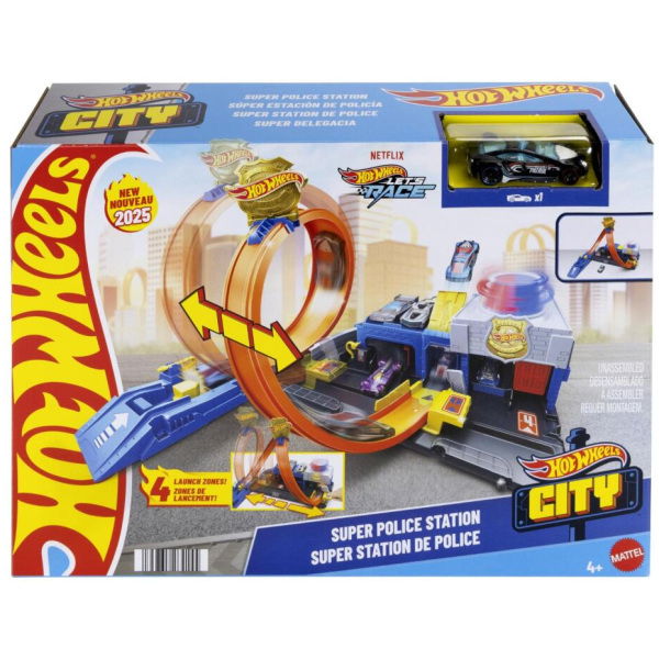 Mattel Hot Wheels City Superpolitiebureau - Afbeelding 1