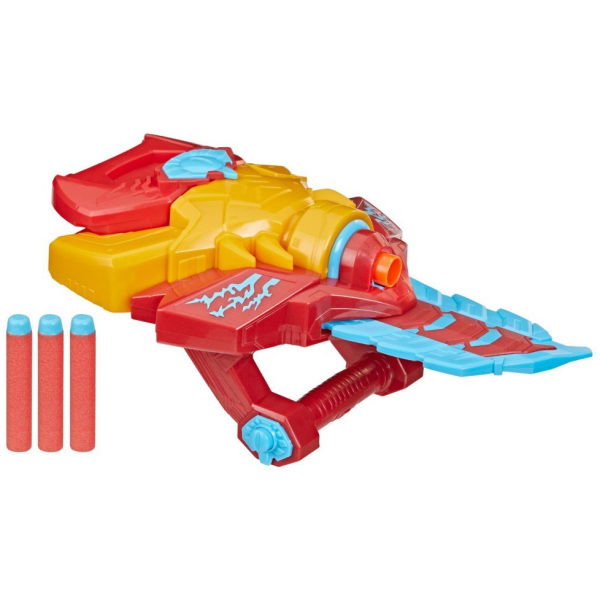 Nerf Marvel Mech Strike Monster Hunters Iron Man + 3 Darts - Afbeelding 3