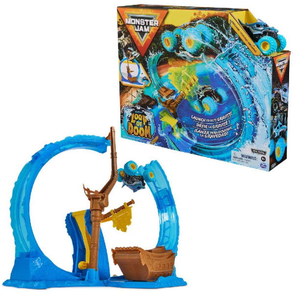 Monster Jam Megalodon Loop Of Doom Stuntspeelset - Afbeelding 1