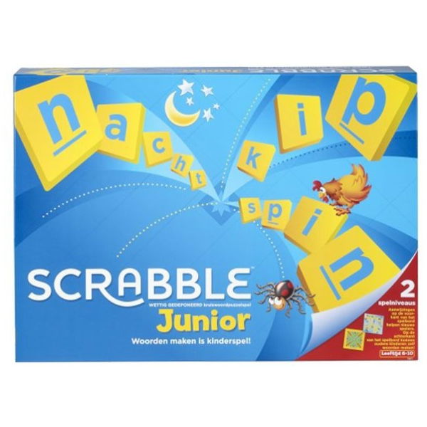 Mattel Spel Scrabble Junior - Afbeelding 1