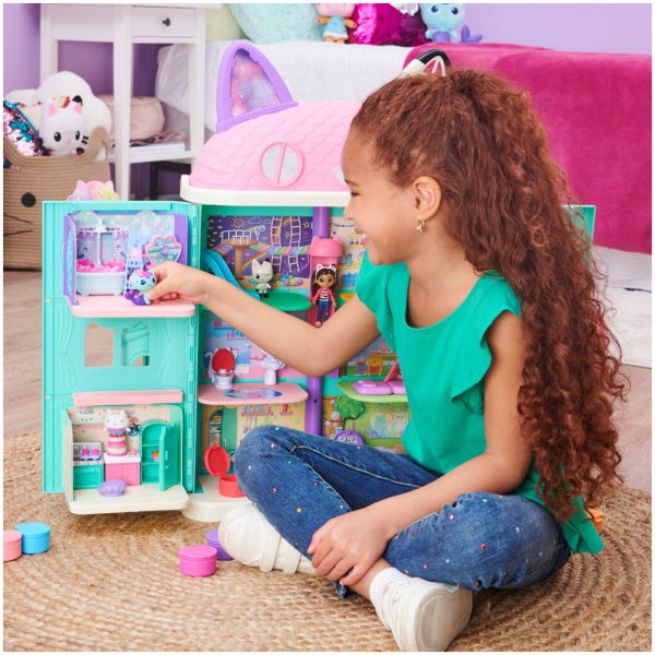 Gabby's Dollhouse Gabby'S Dollhouse Mercats Primp And Pamper Badroom - Afbeelding 4