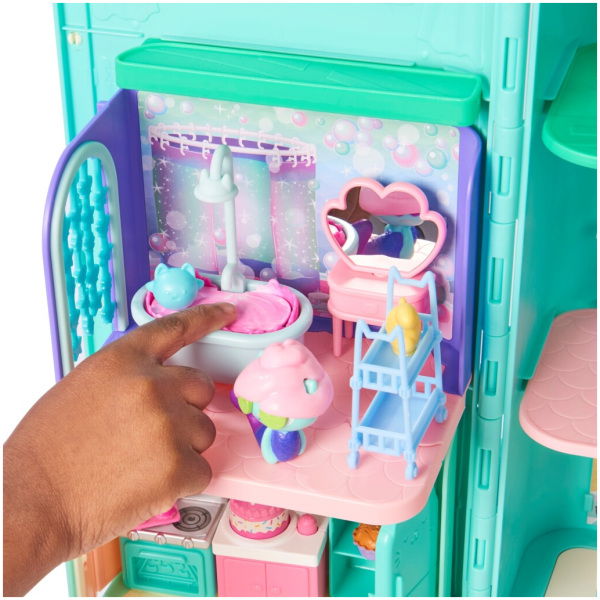 Gabby's Dollhouse Gabby'S Dollhouse Mercats Primp And Pamper Badroom - Afbeelding 5