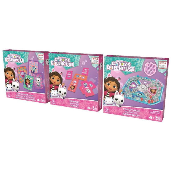 Gabby's Dollhouse Gabbys Dollhouse Spelletjes Set - Afbeelding 4