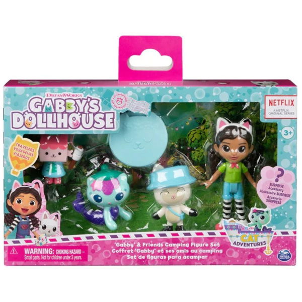 Gabby's Dollhouse Gabby'S Poppenhuis Camping Figuurtjes - Afbeelding 1