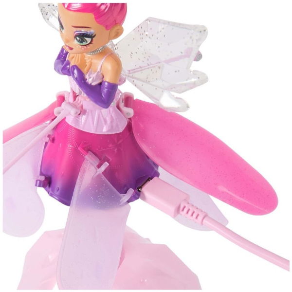 Overige Merken Crystal Flyers Interactieve Vliegende Fee 15 Cm - Afbeelding 4