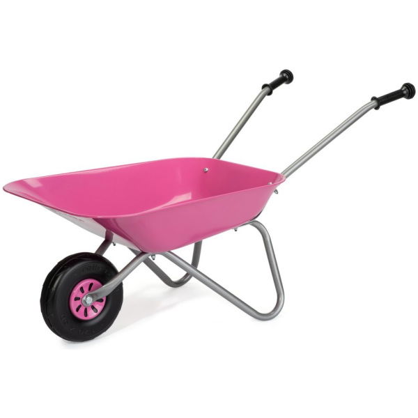 Rolly Toys 274802 Rolly Metalen Kruiwagen Roze - Afbeelding 1
