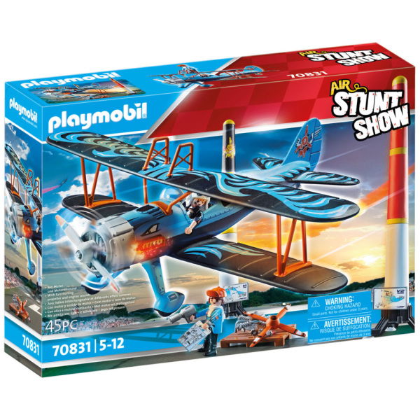 Playmobil 70831 Air Stuntshow Dubbeldekker - Afbeelding 1