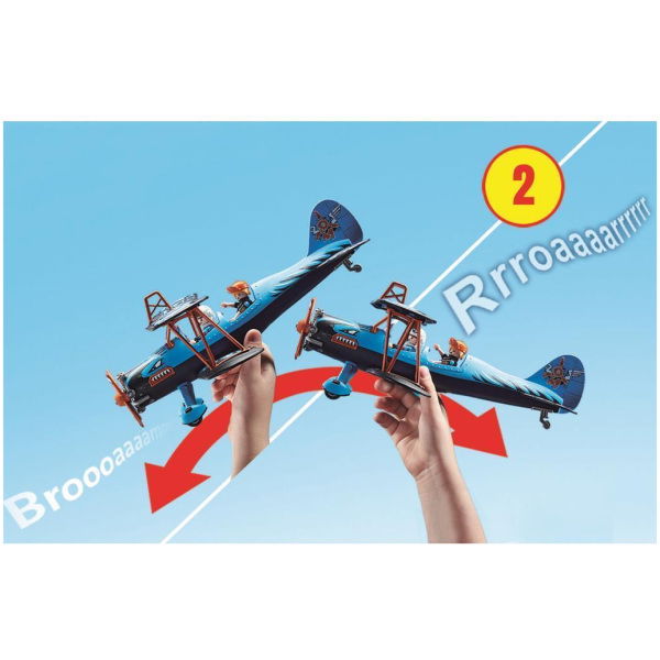 Playmobil 70831 Air Stuntshow Dubbeldekker - Afbeelding 4