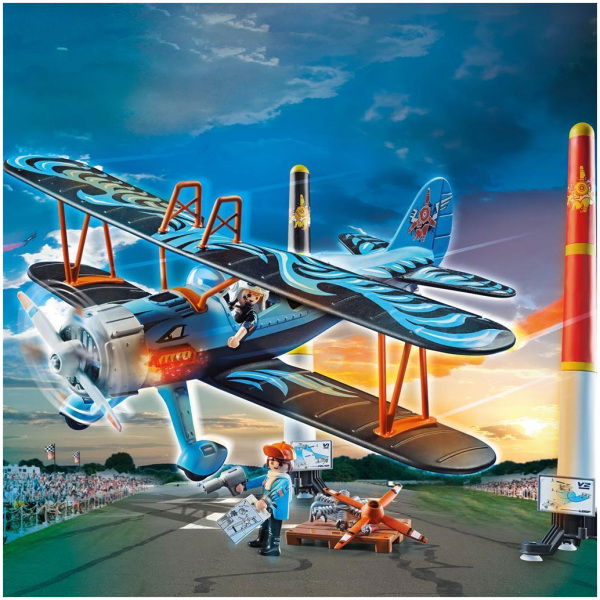 Playmobil 70831 Air Stuntshow Dubbeldekker - Afbeelding 6