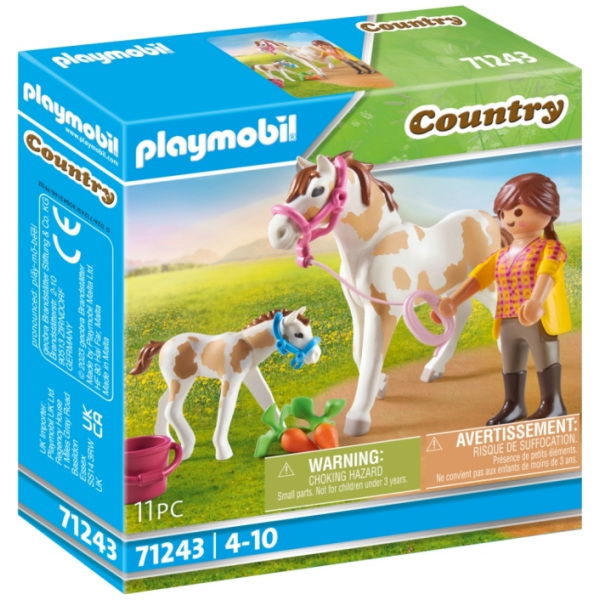 Playmobil 71243 Country Paard Met Veulen - Afbeelding 1