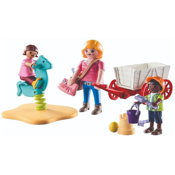 Playmobil 71258 Starter Pack City Life Kinderoppas Bolderwagen - Afbeelding 2