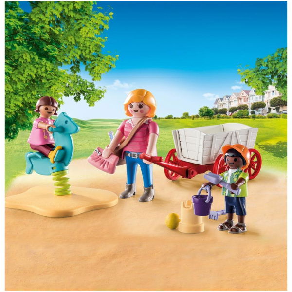 Playmobil 71258 Starter Pack City Life Kinderoppas Bolderwagen - Afbeelding 4