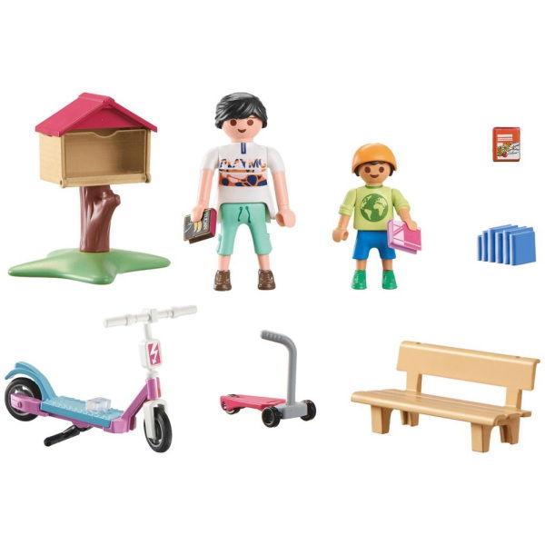 Playmobil 71511 My Life Boekenruil Voor Boekenwurm - Afbeelding 2