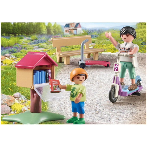 Playmobil 71511 My Life Boekenruil Voor Boekenwurm - Afbeelding 3