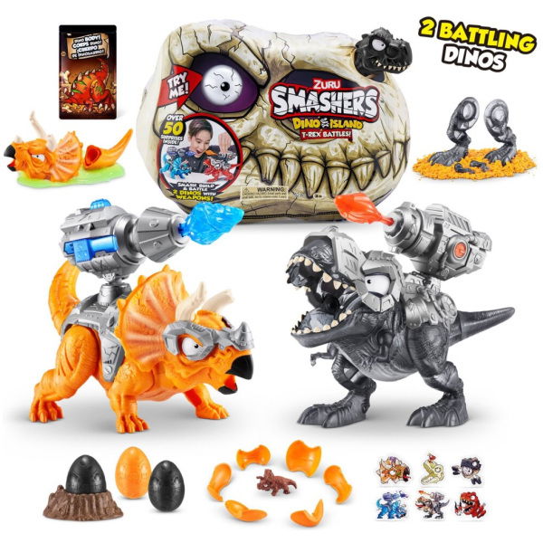 Zuru Smashers Dino Island T-Rex Battle - Afbeelding 3