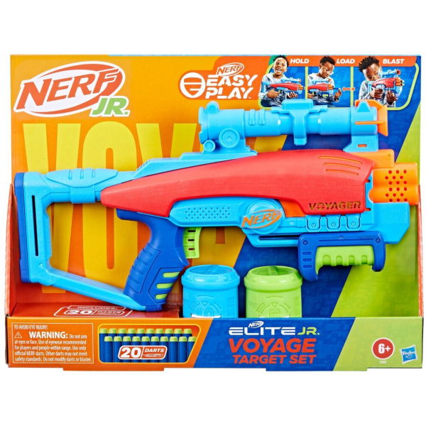 Nerf Junior Elite Voyage Target Set + 20 Darts - Afbeelding 1