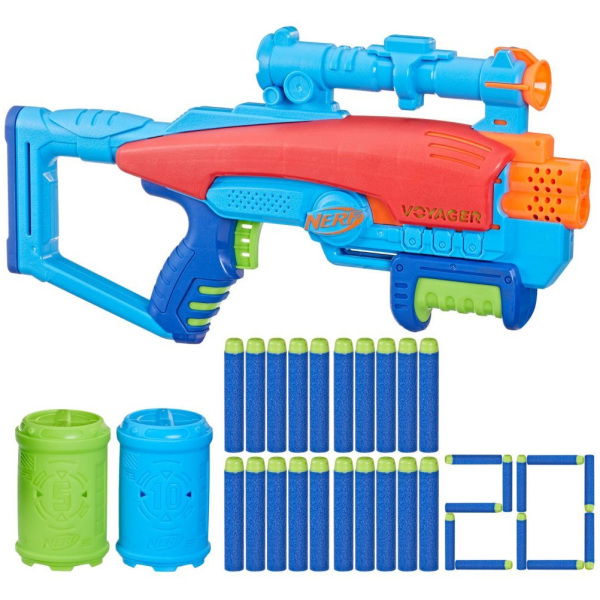 Nerf Junior Elite Voyage Target Set + 20 Darts - Afbeelding 2
