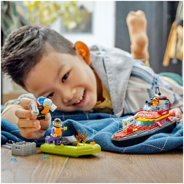 Lego City 60373 Reddingsboot Brand - Afbeelding 4