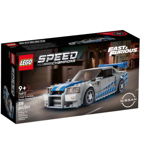 Lego Speed 76917 2 Fast 2 Furious Nissan Skyline Gt-R (R34) - Afbeelding 1