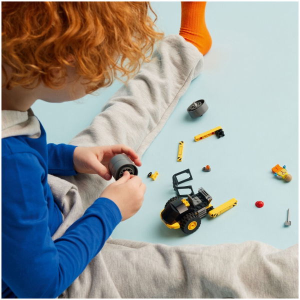 Lego 60401 City Vehicles Construction Steamroller - Afbeelding 3