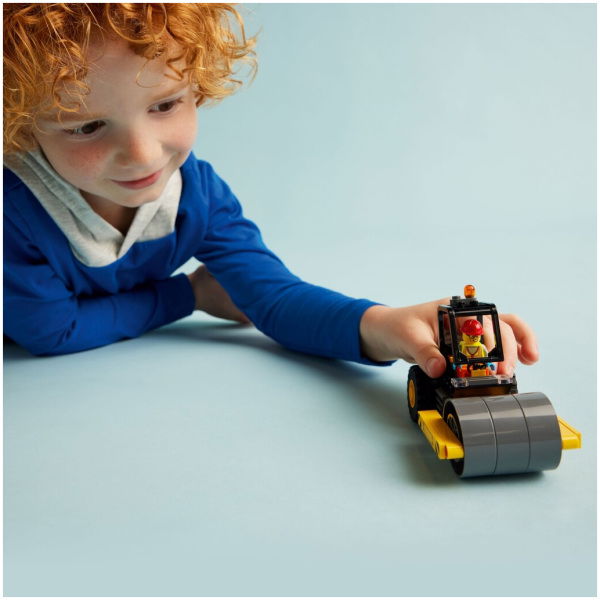 Lego 60401 City Vehicles Construction Steamroller - Afbeelding 4