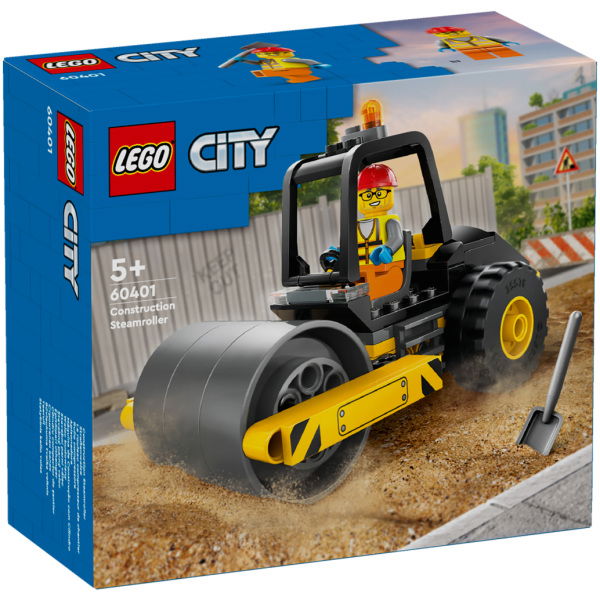 Lego 60401 City Vehicles Construction Steamroller - Afbeelding 6