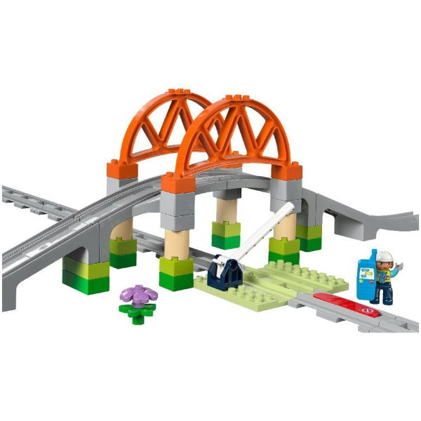 Lego Duplo 10426 Town Treinbrug En Rails Set - Afbeelding 2