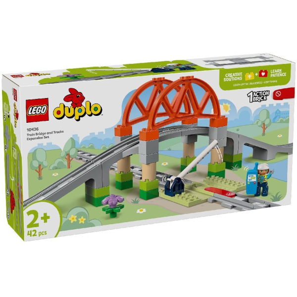 Lego Duplo 10426 Town Treinbrug En Rails Set - Afbeelding 3