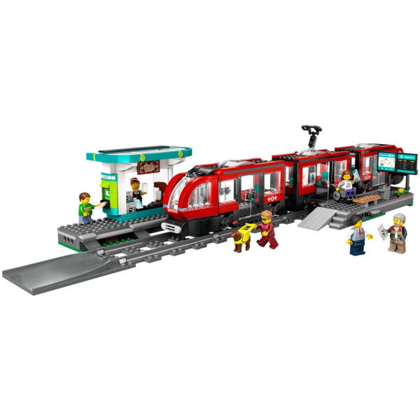 Lego City 60423 Treinen Stadstram En Station - Afbeelding 2
