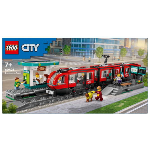 Lego City 60423 Treinen Stadstram En Station - Afbeelding 3