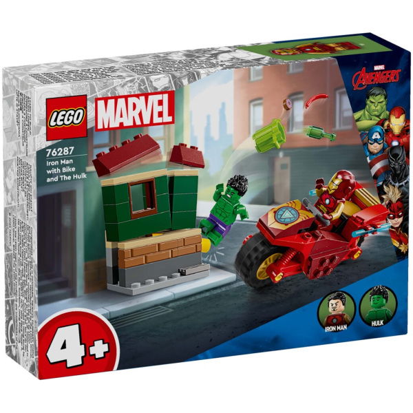 Lego Super Heroes 76287 Marvel Iron Man With Bike - Afbeelding 7