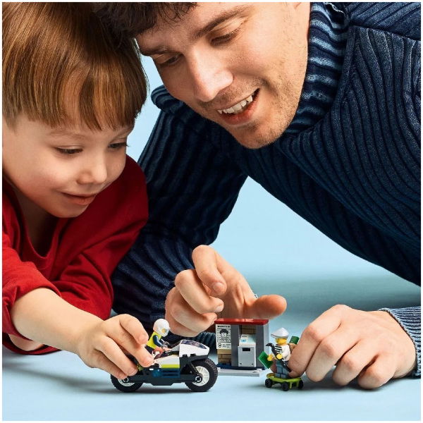 Lego City 60455 Achtervolging Op Politiemotor - Afbeelding 5