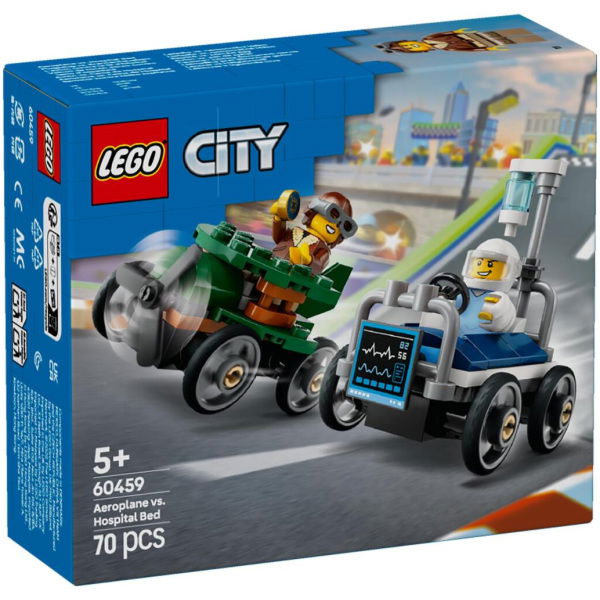 Lego City 60459 Vliegtuig Vs Ziekenhuisbed - Afbeelding 1