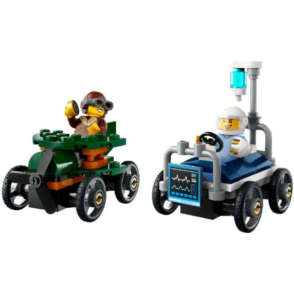 Lego City 60459 Vliegtuig Vs Ziekenhuisbed - Afbeelding 2
