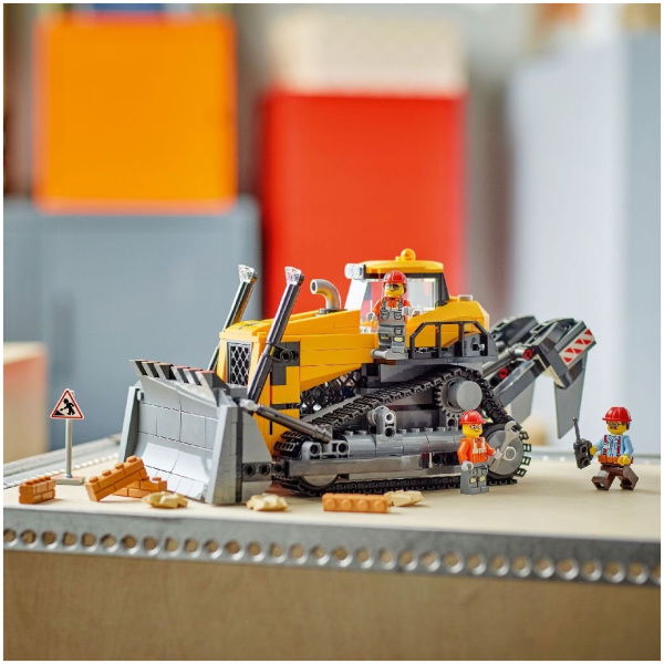 Lego City 60466 Big Vehicles Gele Bulldozer - Afbeelding 3