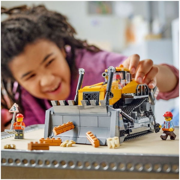 Lego City 60466 Big Vehicles Gele Bulldozer - Afbeelding 5