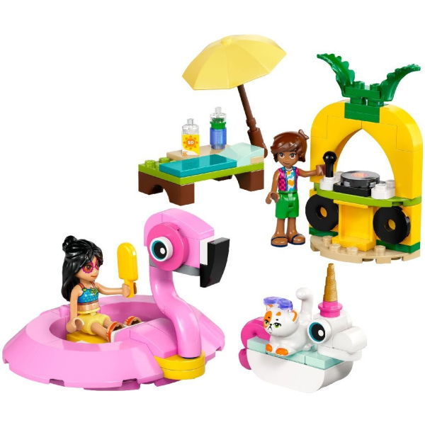 Lego Friends 42658 Zwembadfeestje Met Flamingo En Eenhoorn - Afbeelding 2