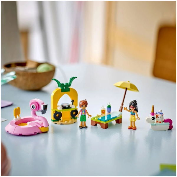 Lego Friends 42658 Zwembadfeestje Met Flamingo En Eenhoorn - Afbeelding 3