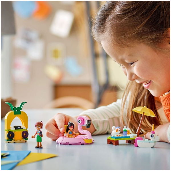 Lego Friends 42658 Zwembadfeestje Met Flamingo En Eenhoorn - Afbeelding 4